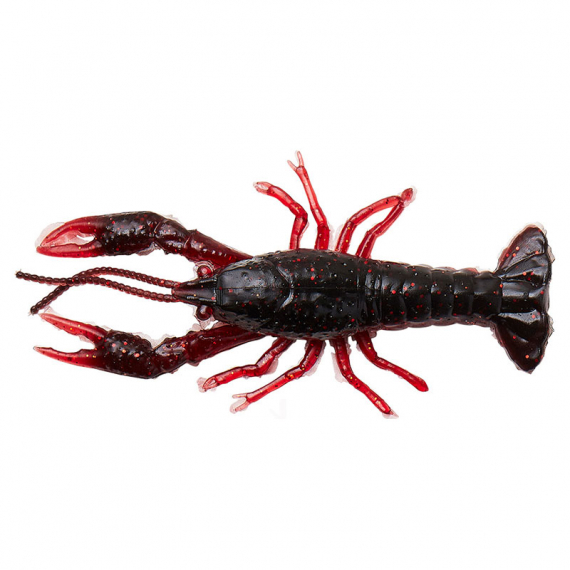 Savage Gear Ned Craw 6.5cm 2.5g Floating (4-pak) - Black & Red in de groep Kunstaas / Softbaits / Craws & Creaturebaits bij Sportfiskeprylar.se (77416)