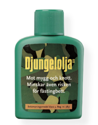Myggmedel Djungelolja (40ml) in de groep Outdoor / Muggenafweermiddel & Bescherming / Muggenbescherming bij Sportfiskeprylar.se (776)