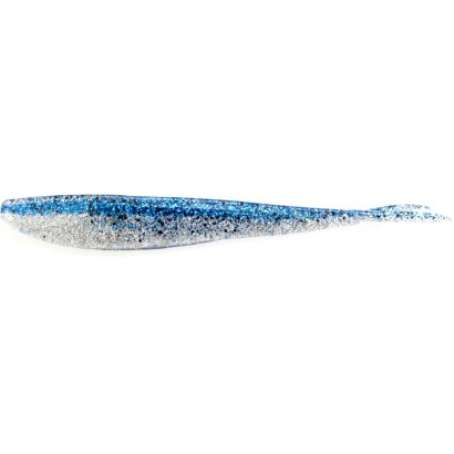 Fin-S Fish, 8,9cm, Blue Ice - 10pack in de groep Kunstaas / Softbaits / Verticale softbaits bij Sportfiskeprylar.se (78-FS350-025)