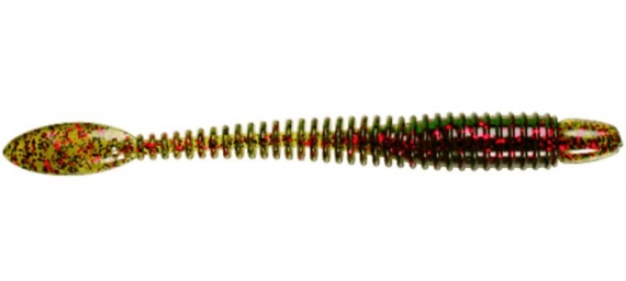 Ribster 7,5cm, Watermelon Red Flake - 12pack in de groep Kunstaas / Softbaits / Baars Softbaits & Snoekbaars Softbaits bij Sportfiskeprylar.se (78-RI30-144)