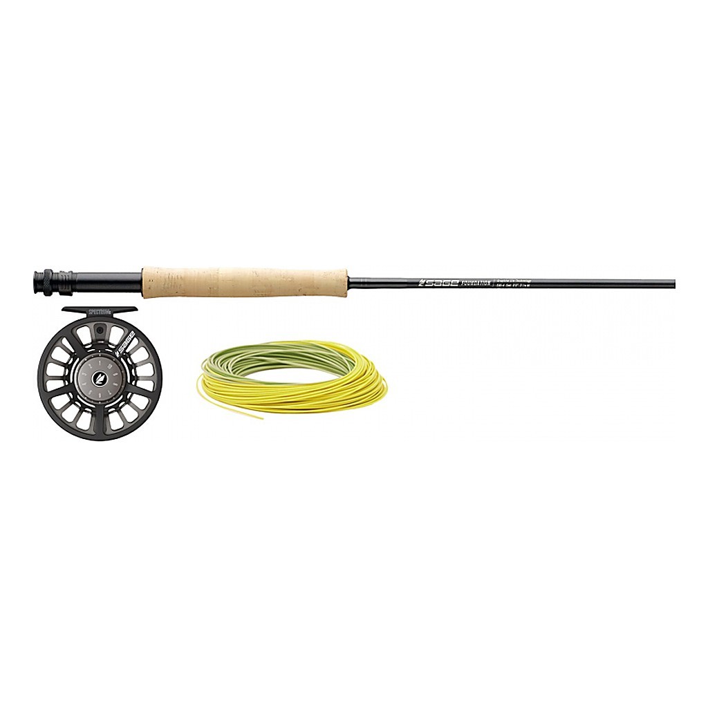 Sage Foundation Outfit 9\'0\'\' 4 pcs in de groep Combo\'s / Vliegvis kits / Eenhandige vliegvissets bij Sportfiskeprylar.se (7904FDOUTr)