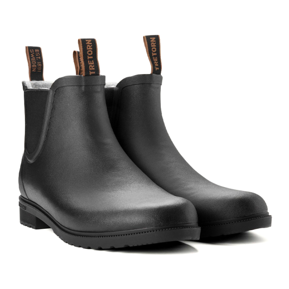 Tretorn Chelsea Classic Insulated M\'s, Black in de groep Kleding & Schoenen / Schoenen / Rubber laarzen / Rubberen laarzen bij Sportfiskeprylar.se (80095505941r)