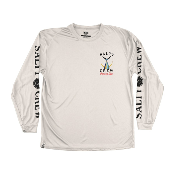Salty Crew Tailed L/S Tech Tee Rashguard White in de groep Kleding & Schoenen / UV-kleding bij Sportfiskeprylar.se (804046048596r)