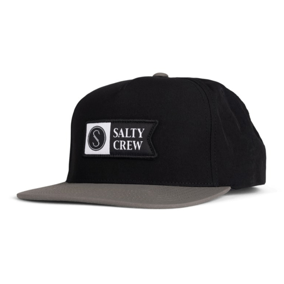 Salty Crew Alpha Tech 5 Panel Black/Coffee in de groep Kleding & Schoenen / Petten, mutsen en overig / Petten bij Sportfiskeprylar.se (804046448839)