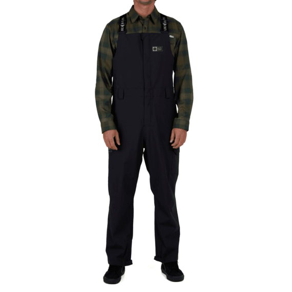 Salty Crew Long Range Bib Black in de groep Kleding & Schoenen / Kleding / Broeken / Bibs bij Sportfiskeprylar.se (804046450993r)