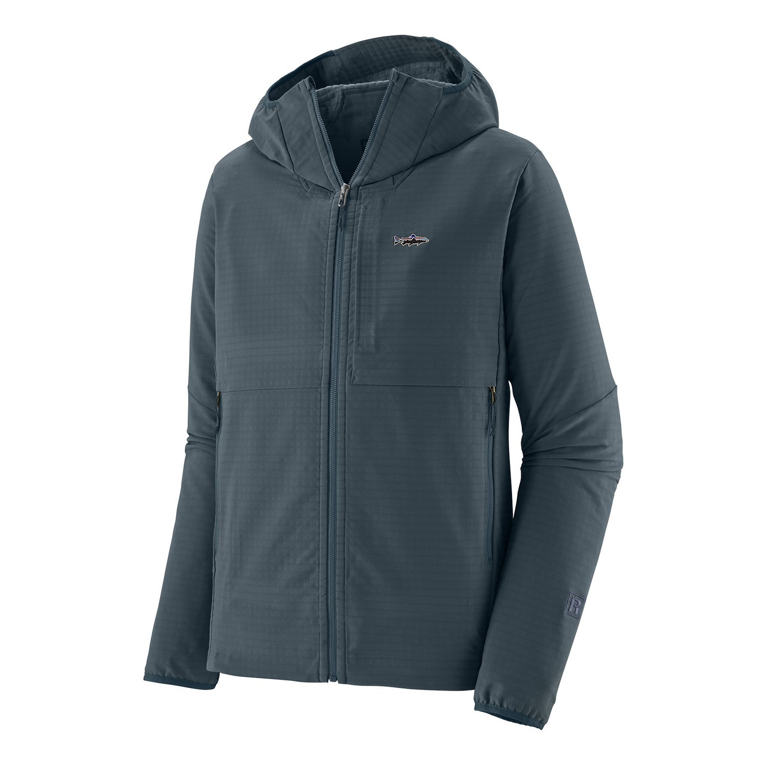 Patagonia M\'s R1 TechFace Fitz Roy Trout Hoody SMTB in de groep Kleding & Schoenen / Kleding / Jassen / Windstopper bij Sportfiskeprylar.se (81787-SMTB-XXLr)