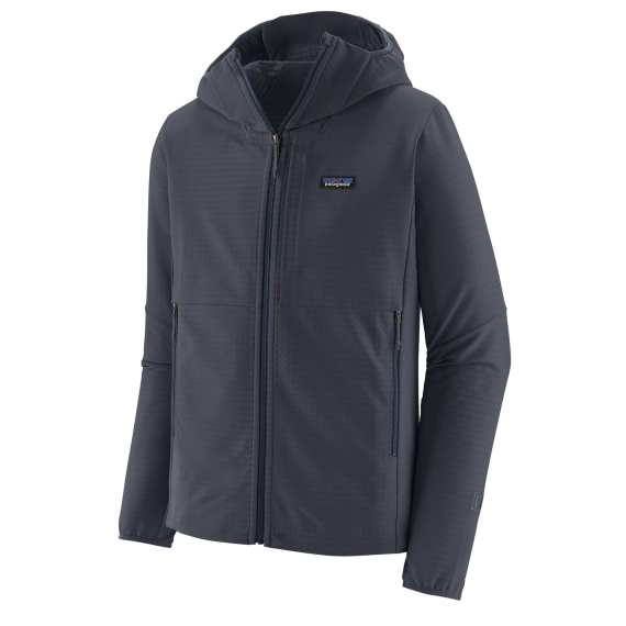 Patagonia M\'s R1 TechFace Hoody Smolder Blue in de groep Kleding & Schoenen / Kleding / Jassen / Shell jassen bij Sportfiskeprylar.se (83578-SMDB-Lr)