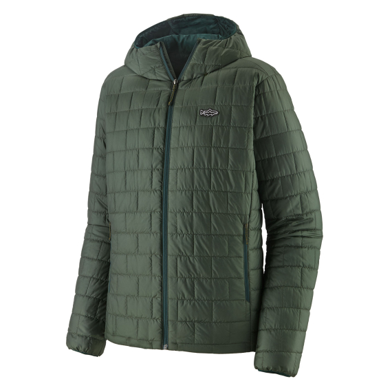 Patagonia M\'s Nano Puff Fitz Roy Trout Hoody OLGG in de groep Kleding & Schoenen / Kleding / Jassen / Donzen & synthetisch gevoerde jassen bij Sportfiskeprylar.se (84456-OLGG-Lr)