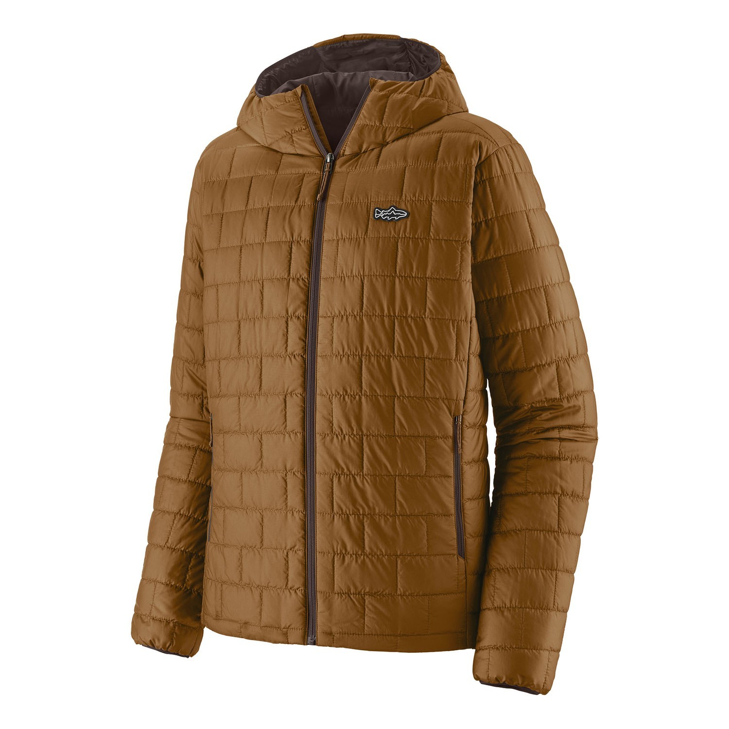 Patagonia M\'s Nano Puff Fitz Roy Trout Hoody WLFB in de groep Kleding & Schoenen / Kleding / Jassen / Donzen & synthetisch gevoerde jassen bij Sportfiskeprylar.se (84456-WLFB-XXLr)