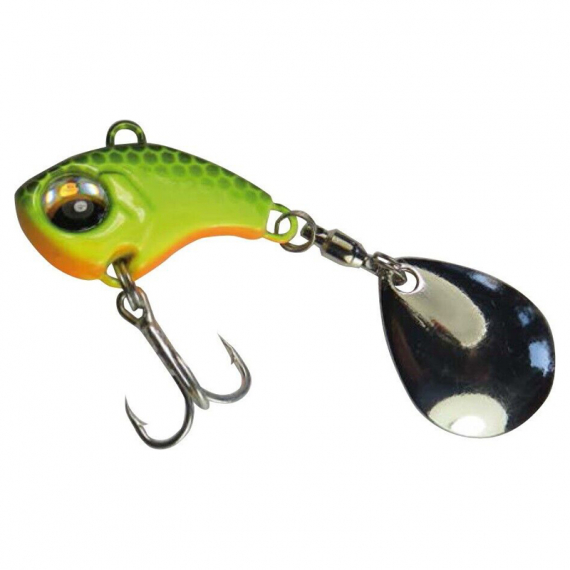 Behr Rotation Jig Spin 20g - Green/Orange/Hexagons in de groep Kunstaas / Spinners / Spin Tails bij Sportfiskeprylar.se (8491404)