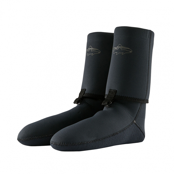 Patagonia Yulex Wading Socks with Gravel Guard Black in de groep Kleding & Schoenen / Kleding / Onderkleding & Ondergoed / Sokken bij Sportfiskeprylar.se (88385-BLK-Mr)