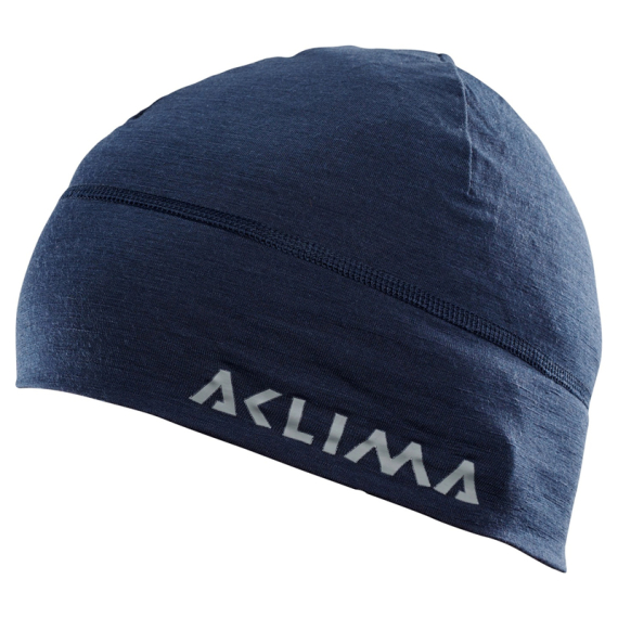 Aclima LightWool 140 Beanie Navy Blazer in de groep Kleding & Schoenen / Petten, mutsen en overig / Mutsen & Hoeden bij Sportfiskeprylar.se (90-104648)