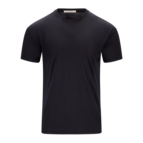 Aclima LightWool 140 Classic Tee M\'s Jet Black in de groep Kleding & Schoenen / Kleding / T-shirts bij Sportfiskeprylar.se (90-107171r)