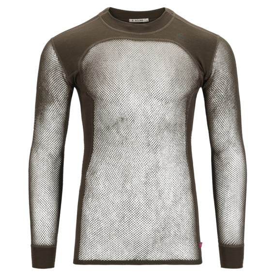 Aclima WoolNet Original Crewneck M\'s Tarmac in de groep Kleding & Schoenen / Kleding / Onderkleding & Ondergoed / Basislaag top bij Sportfiskeprylar.se (90-109994r)