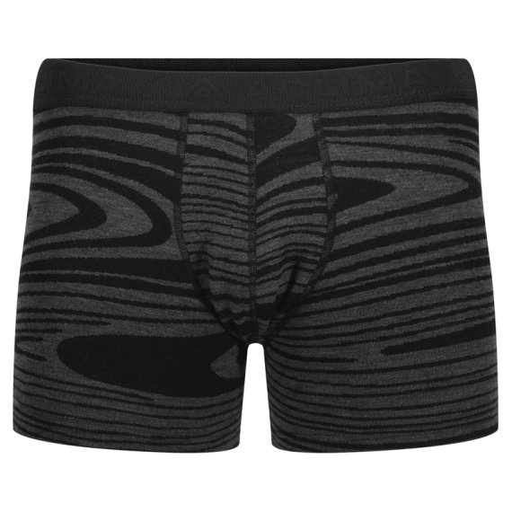 Aclima WarmWool Boxer M\'s Black Motion in de groep Kleding & Schoenen / Kleding / Onderkleding & Ondergoed / Ondergoed bij Sportfiskeprylar.se (90-110199r)