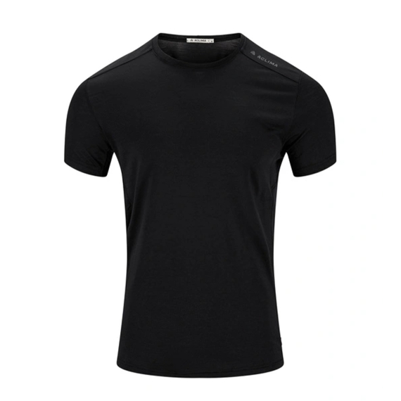 Aclima LightWool 140 Trail Tee M\'s Jet Black in de groep Kleding & Schoenen / Kleding / T-shirts bij Sportfiskeprylar.se (90-110400r)