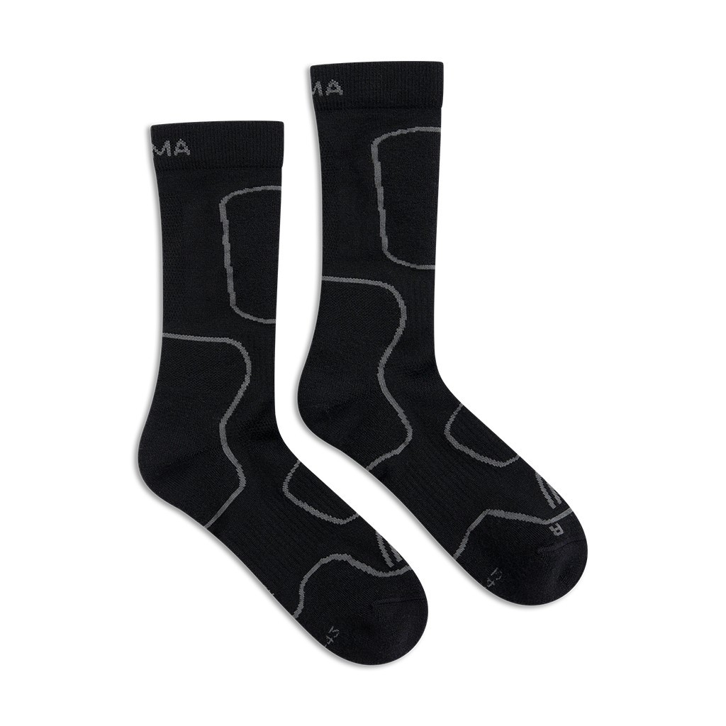 Aclima Cross Country Wool Socks Jet Black in de groep Kleding & Schoenen / Kleding / Onderkleding & Ondergoed / Sokken bij Sportfiskeprylar.se (90-112212r)