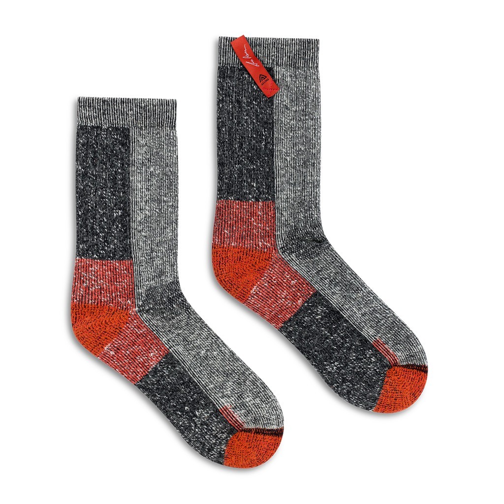 Aclima HotWool Lars Monsen Socks Grey Melange in de groep Kleding & Schoenen / Kleding / Onderkleding & Ondergoed / Sokken bij Sportfiskeprylar.se (90-112220r)