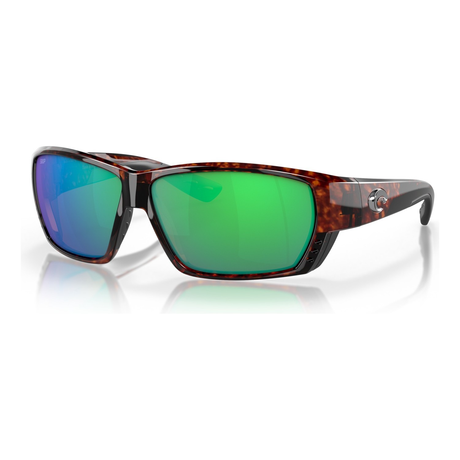 Costa Tuna Alley-10 Tortoise-Green Mirror 580P in de groep Kleding & Schoenen / Brillen / Gepolariseerde zonnebrillen bij Sportfiskeprylar.se (90090862)