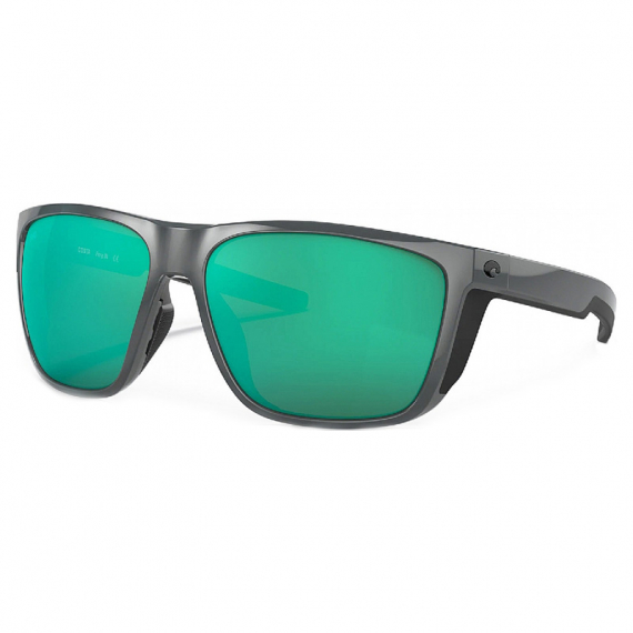 Costa Ferg XL Shiny Gray - Green Mirror 580G in de groep Kleding & Schoenen / Brillen / Gepolariseerde zonnebrillen bij Sportfiskeprylar.se (90120962)