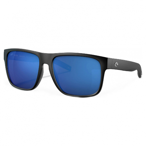 Costa Spearo XL Matte Black - Blue Mirror 580G in de groep Kleding & Schoenen / Brillen / Gepolariseerde zonnebrillen bij Sportfiskeprylar.se (90130159)