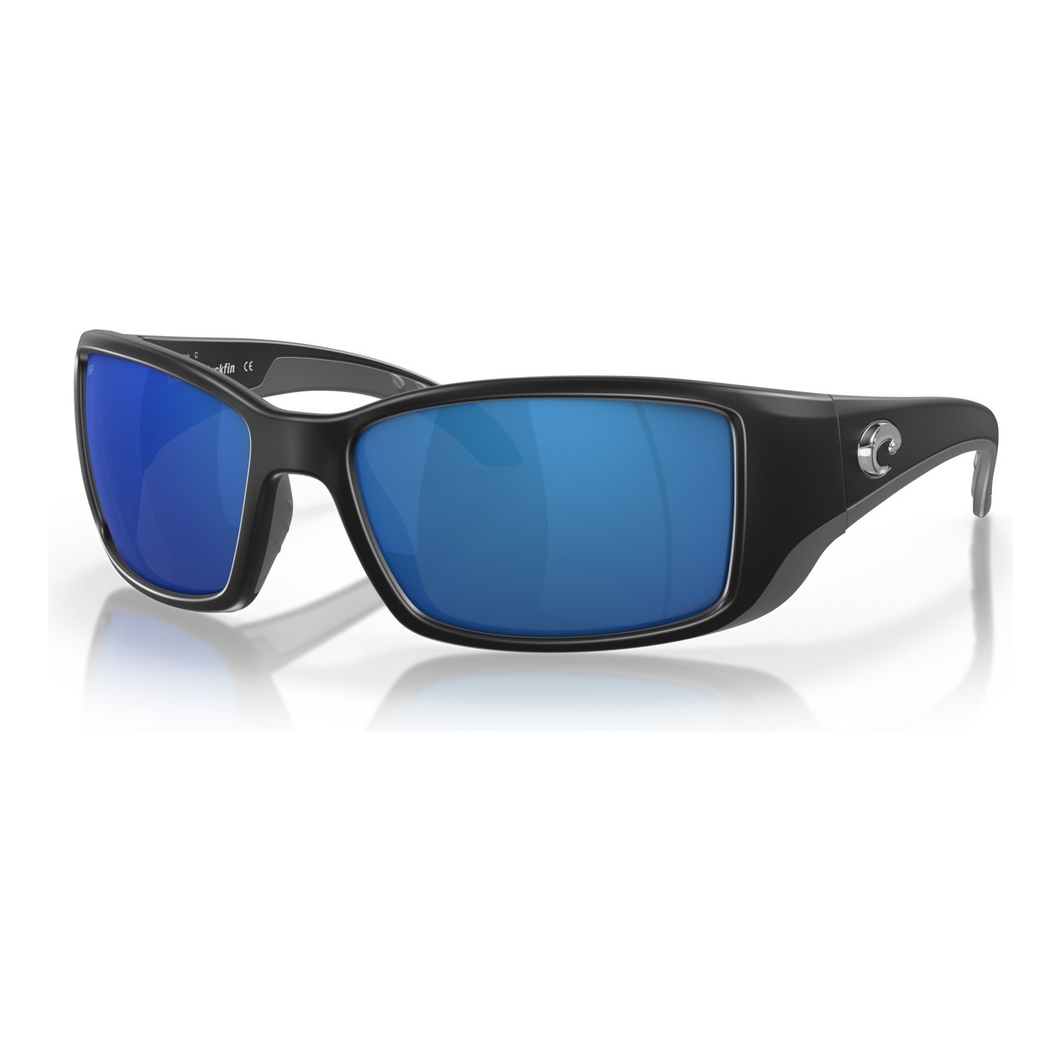Costa Blackfin-11 Matte Black-Blue Mirror 580P in de groep Kleding & Schoenen / Brillen / Gepolariseerde zonnebrillen bij Sportfiskeprylar.se (90140762)