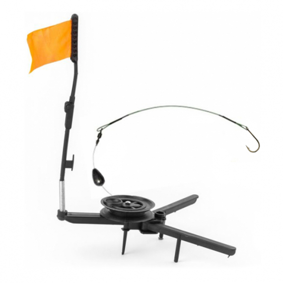 Asseri Pike Flag Set in de groep Haken & Terminal Tackle / Dobber vissets / Tip-ups bij Sportfiskeprylar.se (908-00006)