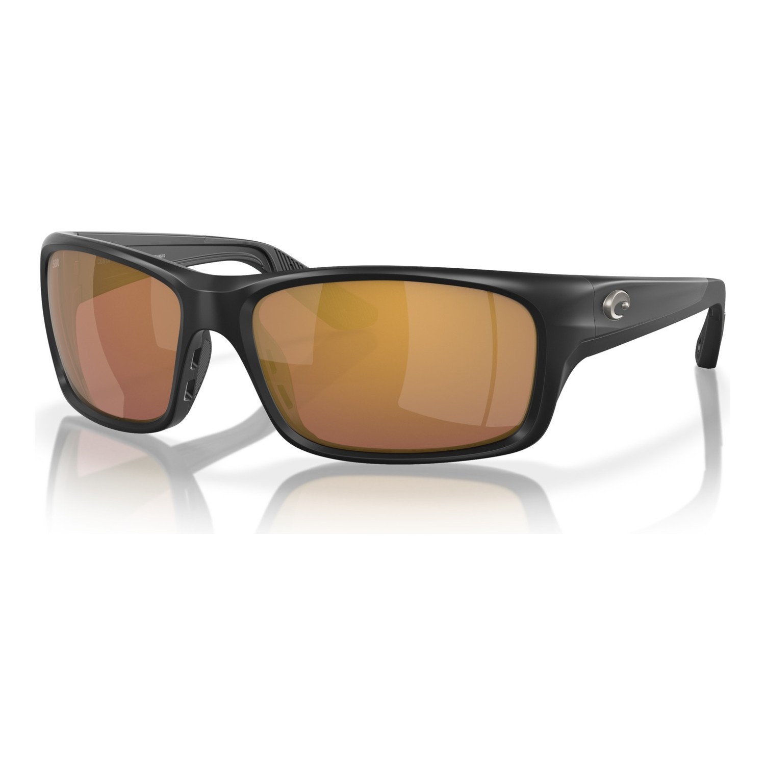 Costa Jose Pro-Matte Black-Gold Mirror 580G in de groep Kleding & Schoenen / Brillen / Gepolariseerde zonnebrillen bij Sportfiskeprylar.se (91061162)