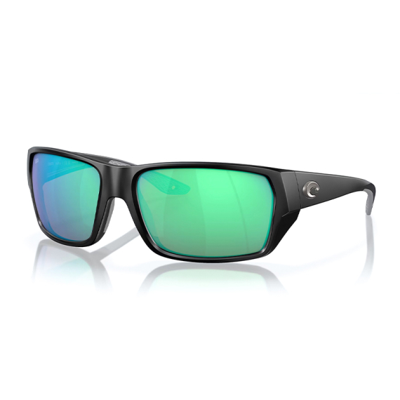 Costa Tailfin Matte Black Green Mirror 580G in de groep Kleding & Schoenen / Brillen / Gepolariseerde zonnebrillen bij Sportfiskeprylar.se (91130357)