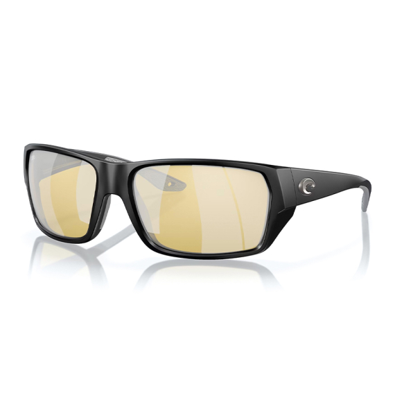 Costa Tailfin Matte Black Sunrise Silver Mirror 580G in de groep Kleding & Schoenen / Brillen / Gepolariseerde zonnebrillen bij Sportfiskeprylar.se (91130557)
