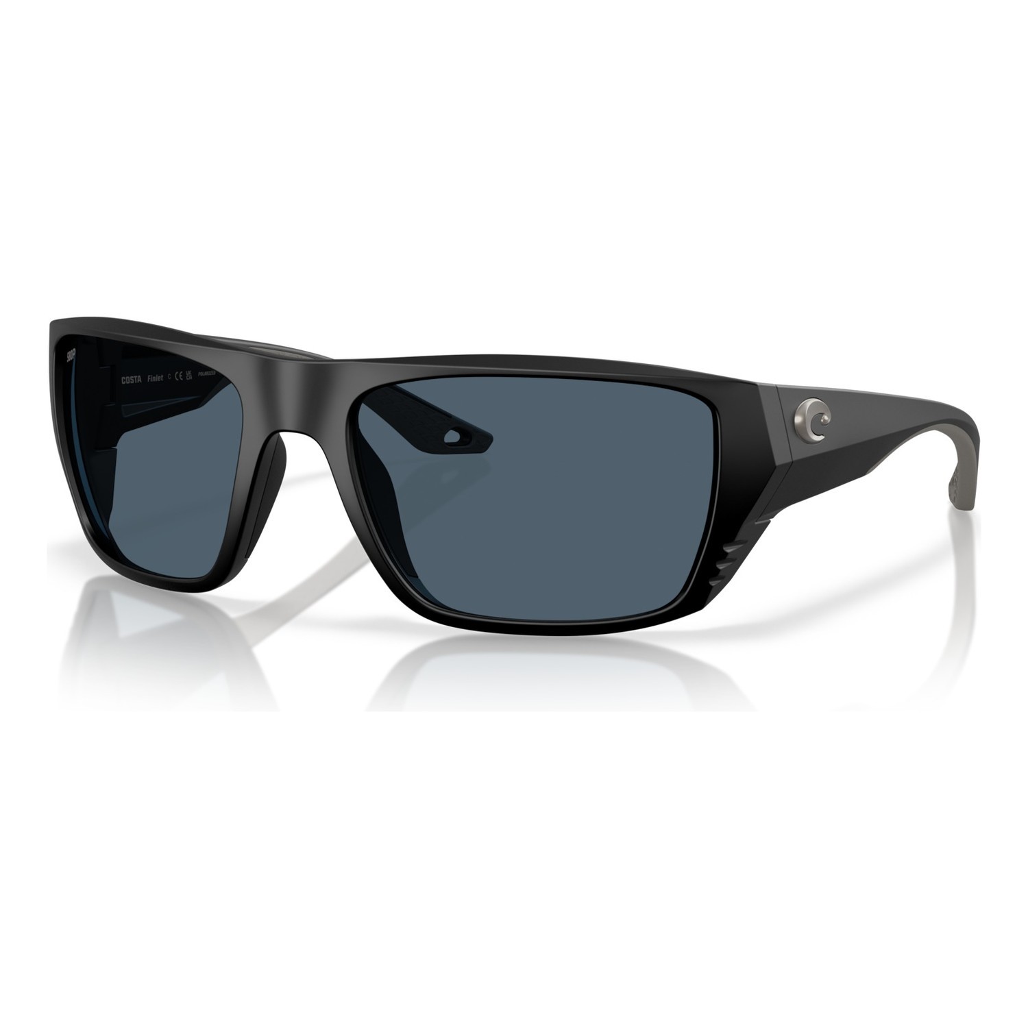 Costa Finlet - Matte Black - Gray 580P in de groep Kleding & Schoenen bij Sportfiskeprylar.se (91180559)