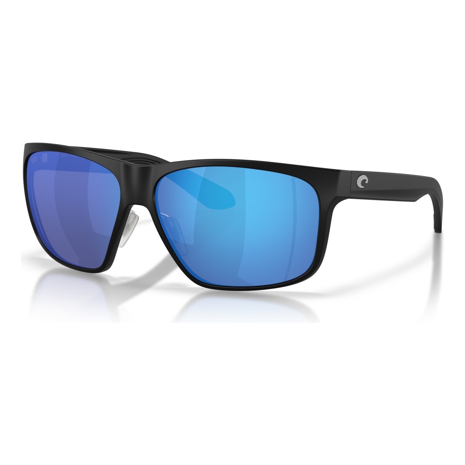 Costa Trades - Matte Black - Blue Mirror 580G in de groep Kleding & Schoenen / Brillen / Gepolariseerde zonnebrillen bij Sportfiskeprylar.se (91280260)