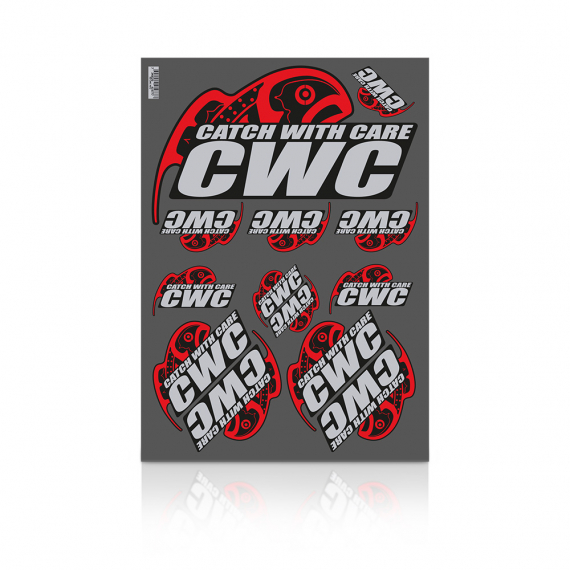 CWC Sticker Kit 2 - Catch with Care in de groep Andere / Stickers en stickers bij Sportfiskeprylar.se (93-CWC-KIT2)