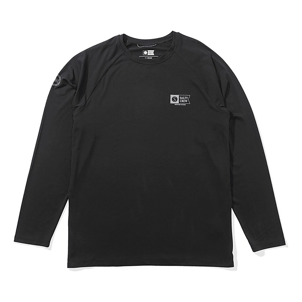 Salty Crew Mariner Ls Tech Tee Charcoal in de groep Kleding & Schoenen / Kleding / Truien / T-shirts met lange mouwen bij Sportfiskeprylar.se (9334966016708r)