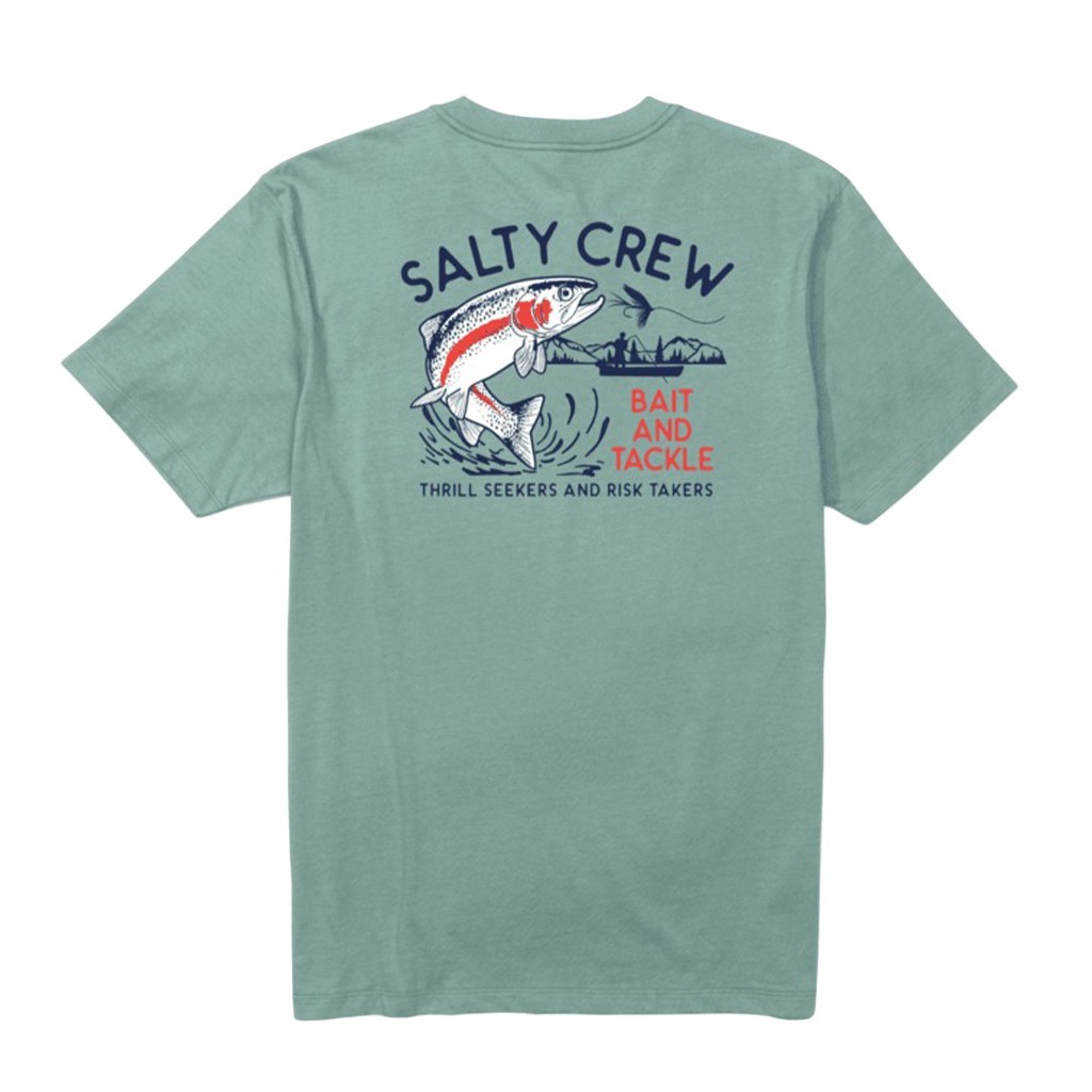 Salty Crew Fly Trap Premium S/S Tee Mackerel in de groep Kleding & Schoenen / Kleding / T-shirts bij Sportfiskeprylar.se (9334966187064r)
