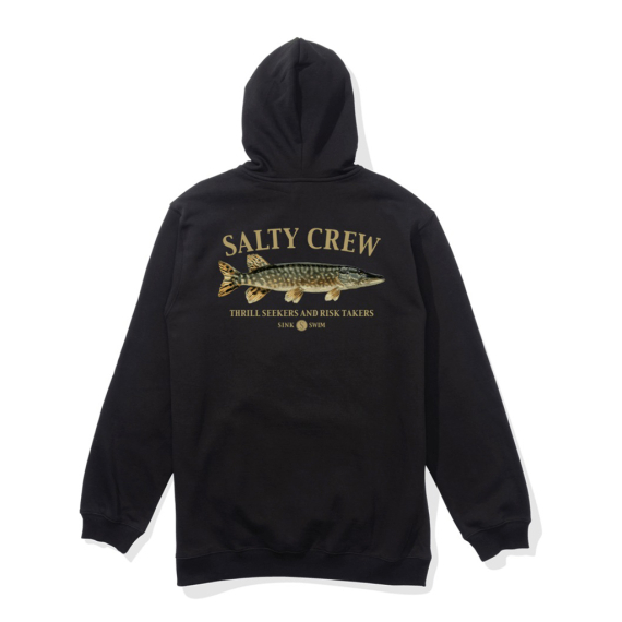 Salty Crew Euro Pike Hood Fleece Black in de groep Kleding & Schoenen / Kleding / Truien / Hoodies bij Sportfiskeprylar.se (9334966187569r)
