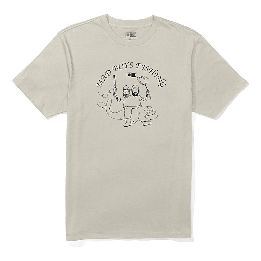 Salty Crew X Mad Boys Adventure 1 Tee Moonbeam in de groep Kleding & Schoenen / Kleding / T-shirts bij Sportfiskeprylar.se (9334966205263r)