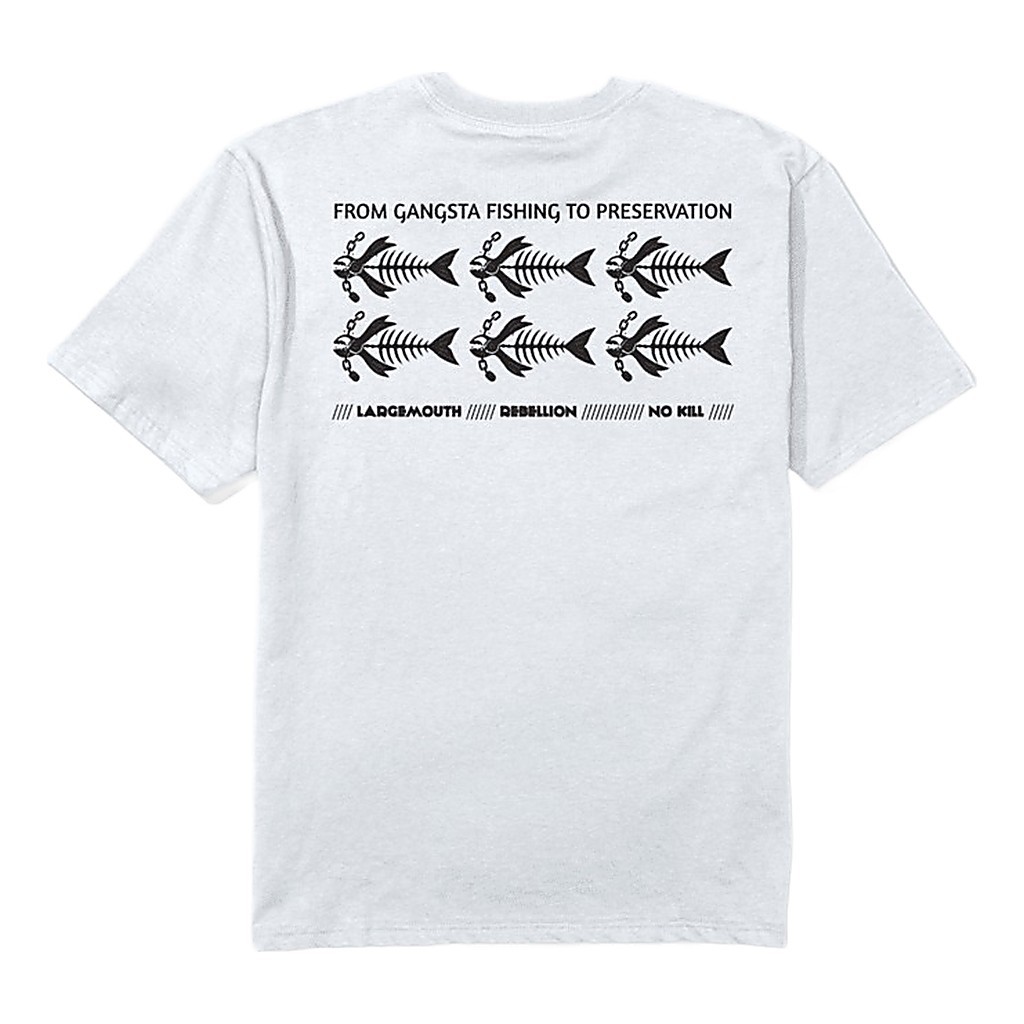 Salty Crew X Mad Boys Gangsta Tee White in de groep Kleding & Schoenen / Kleding / T-shirts bij Sportfiskeprylar.se (9334966205317r)