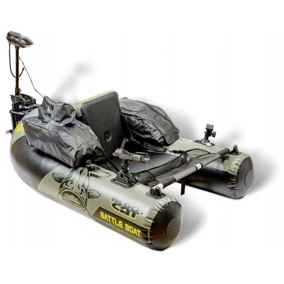 Black Cat Battle Boat Set 170cm in de groep Marine Elektronica & Boot / Belly Boats & Rubberen Boten / Belly Boats & Belly Boats Accessoires bij Sportfiskeprylar.se (9991999)