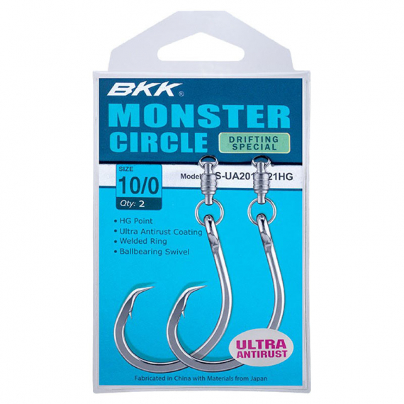 BKK Monster Circle Drifting Special Saltwater Hook - 10/0 in de groep Haken & Terminal Tackle / Haken / Cirkelhaken bij Sportfiskeprylar.se (A-BR-5614)