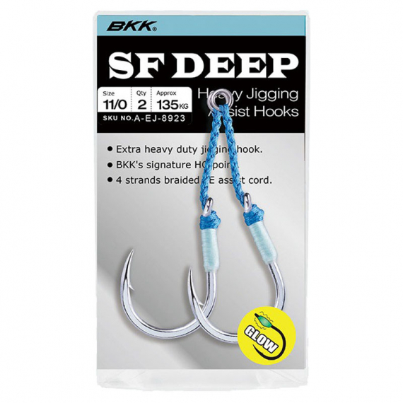 BKK SF-DEEP Saltwater Hook - 13/0 (1pcs) in de groep Haken & Terminal Tackle / Stingers & Stinger-accessoires / Stingers bij Sportfiskeprylar.se (A-EJ-8925)