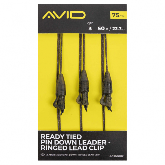 Avid Ready Tied Pin Down Leader - Ringed Lead Clip in de groep Haken & Terminal Tackle / Rig Accessoires / Loop clips bij Sportfiskeprylar.se (A0510002)