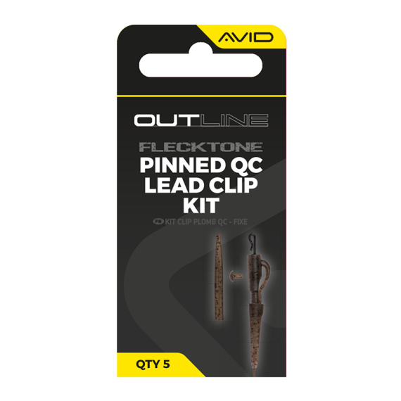 Avid Outline FleckTone Pinned QC Lead Clip Kit in de groep Haken & Terminal Tackle / Rig Accessoires / Andere rig-accessoires bij Sportfiskeprylar.se (A0640117)