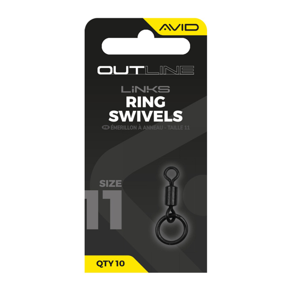 Avid Outline Ring Swivel - Size 11 in de groep Haken & Terminal Tackle / Rig Accessoires / Andere rig-accessoires bij Sportfiskeprylar.se (A0640142)
