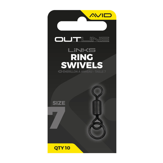 Avid Outline Ring Swivel - Size 7 in de groep Haken & Terminal Tackle / Rig Accessoires / Andere rig-accessoires bij Sportfiskeprylar.se (A0640143)