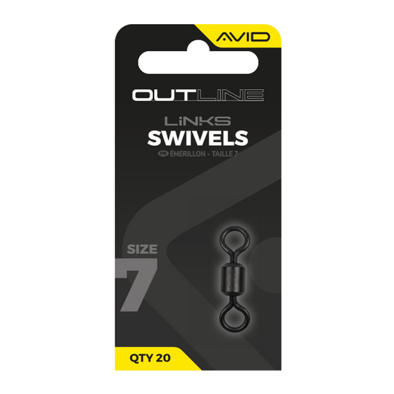 Avid Outline Swivel - Size 7 in de groep Haken & Terminal Tackle / Rig Accessoires / Andere rig-accessoires bij Sportfiskeprylar.se (A0640144)