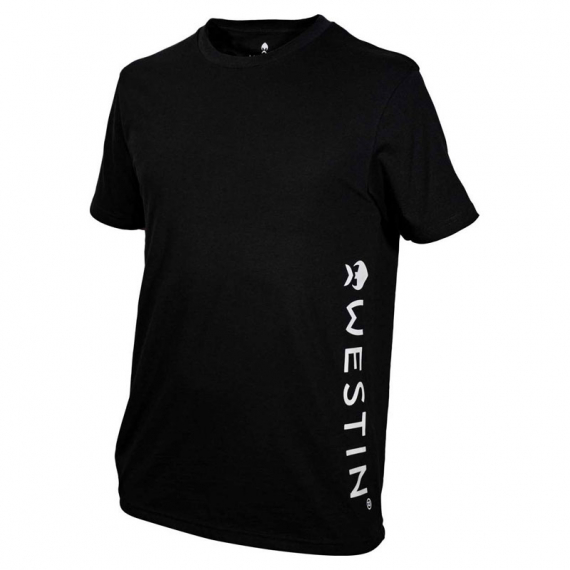 Westin Vertical T-Shirt Black in de groep Kleding & Schoenen / Kleding / T-shirts bij Sportfiskeprylar.se (A114-386-Sr)