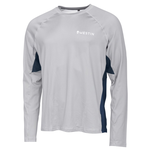 Westin Flats UPF Shirt Mist Grey in de groep Kleding & Schoenen / Kleding / Truien / T-shirts met lange mouwen bij Sportfiskeprylar.se (A175-838-Lr)