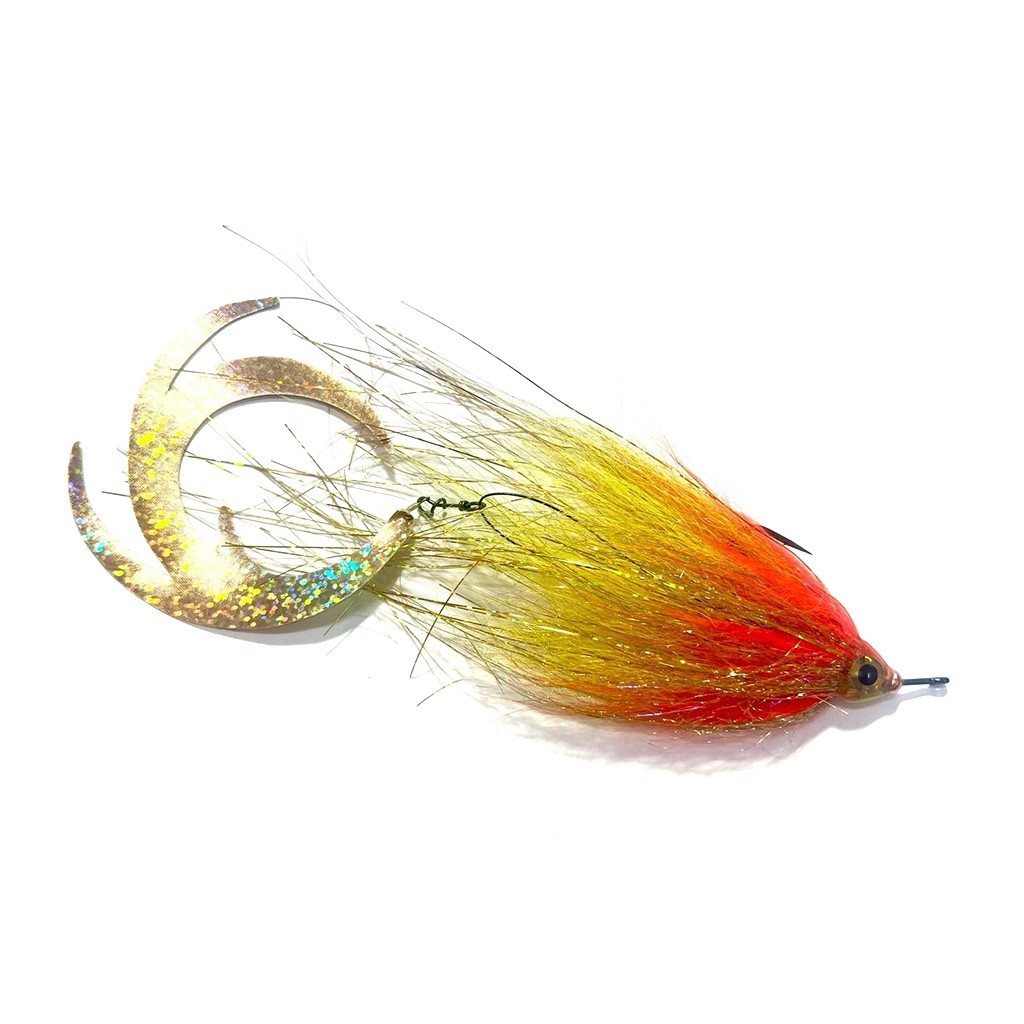 Vision Pike - Jig Dragontail Ambulance fly #4/0 in de groep Kunstaas / Vliegen / Snoekvliegen bij Sportfiskeprylar.se (A276900057-40)