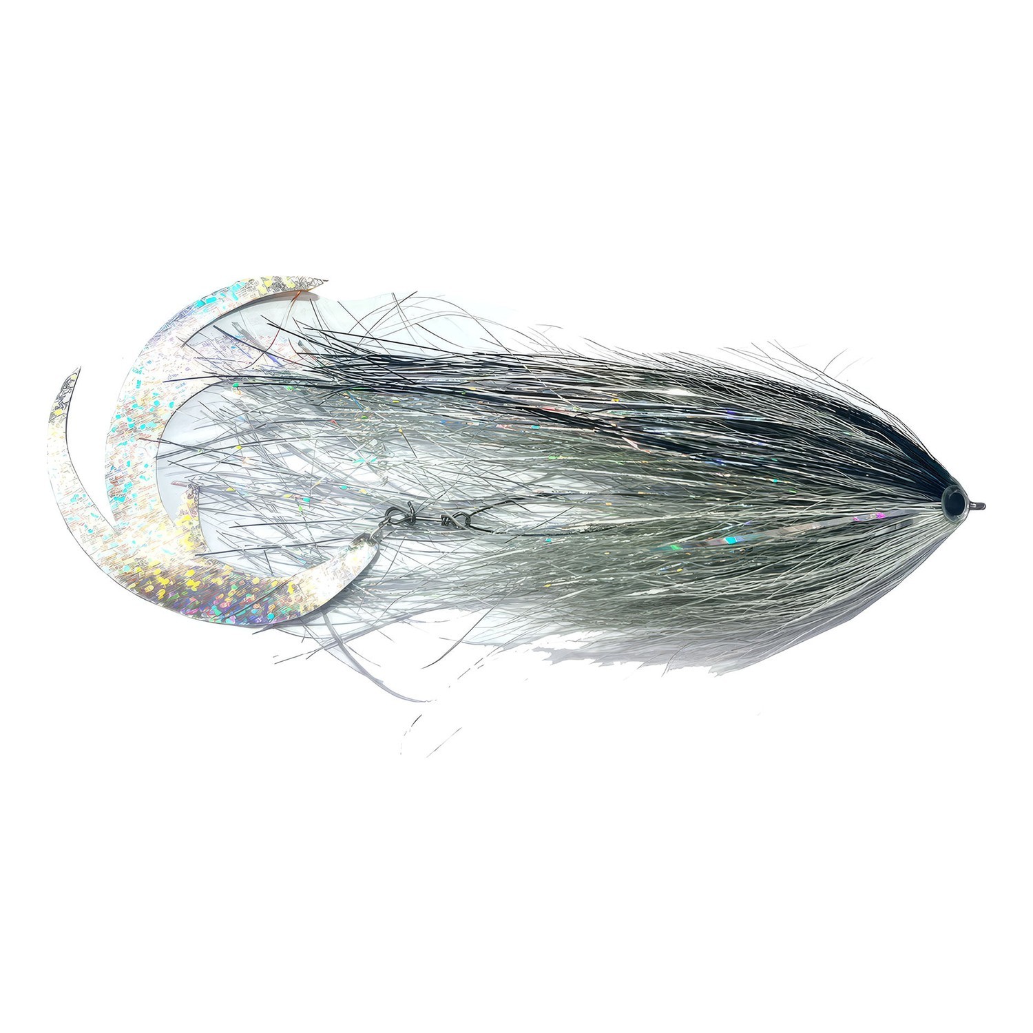 Vision Pike - Dragontail Silver Tinsel fly #5/0 in de groep Kunstaas / Vliegen / Snoekvliegen bij Sportfiskeprylar.se (A276900059-50)